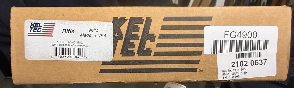 Kel Tec Sub 2000 9mm featureless rifle-civilian legal