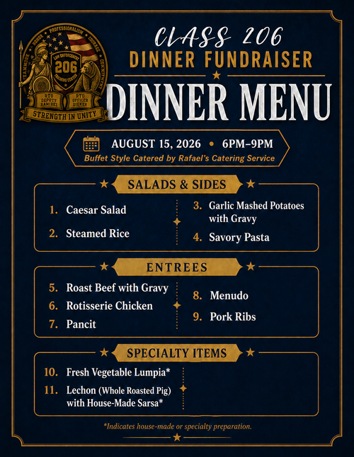 Fundraiser Dinner 10-Seats