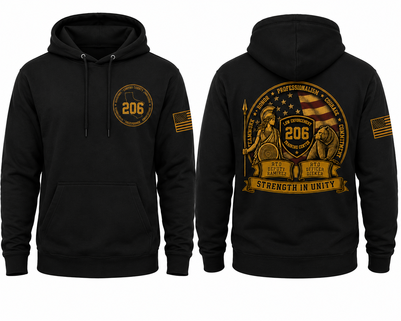 Black hoodie